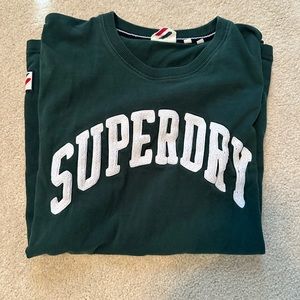 Superdry tshirt. Adult small. Hunter green